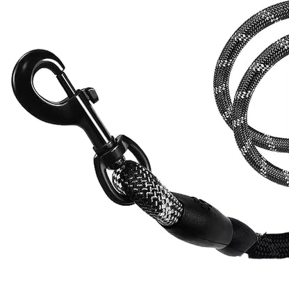 Joysing 5FT Soft Padded Handle Dog Leash Hot Sale Heavy Duty Reflective Braided Nylon Rope Print Ribbon Variety Color Dog