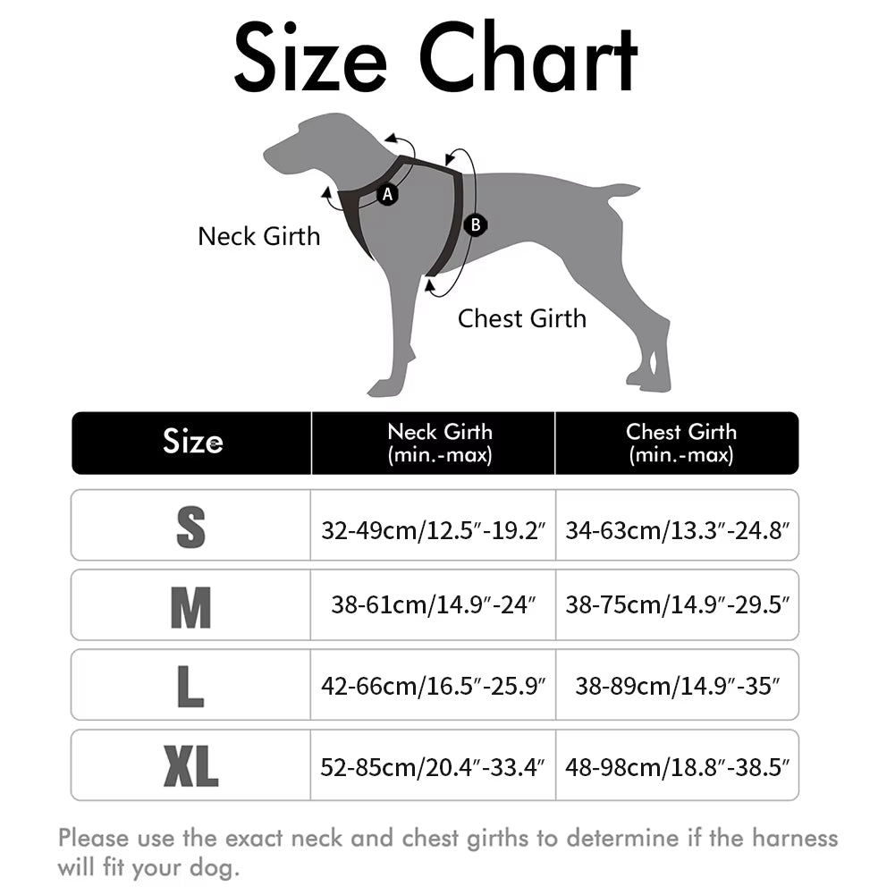Wholesale Custom Large and Medium-Sized Dog Chest Harness Anti-Break Out Burst Dog Reflective Dog Harness Set
