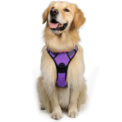 Wholesale Custom Large and Medium-Sized Dog Chest Harness Anti-Break Out Burst Dog Reflective Dog Harness Set