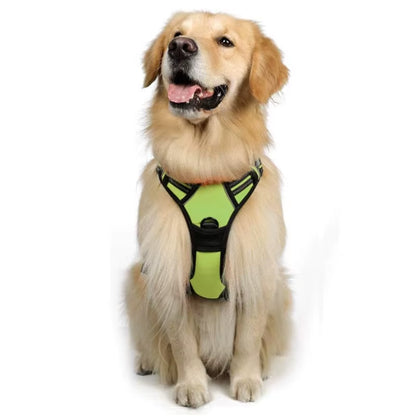 Wholesale Custom Large and Medium-Sized Dog Chest Harness Anti-Break Out Burst Dog Reflective Dog Harness Set